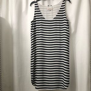 LOFT Sleeveless Striped Summer Dress